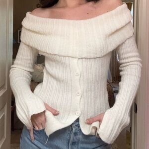 Off The Shoulder Sweater